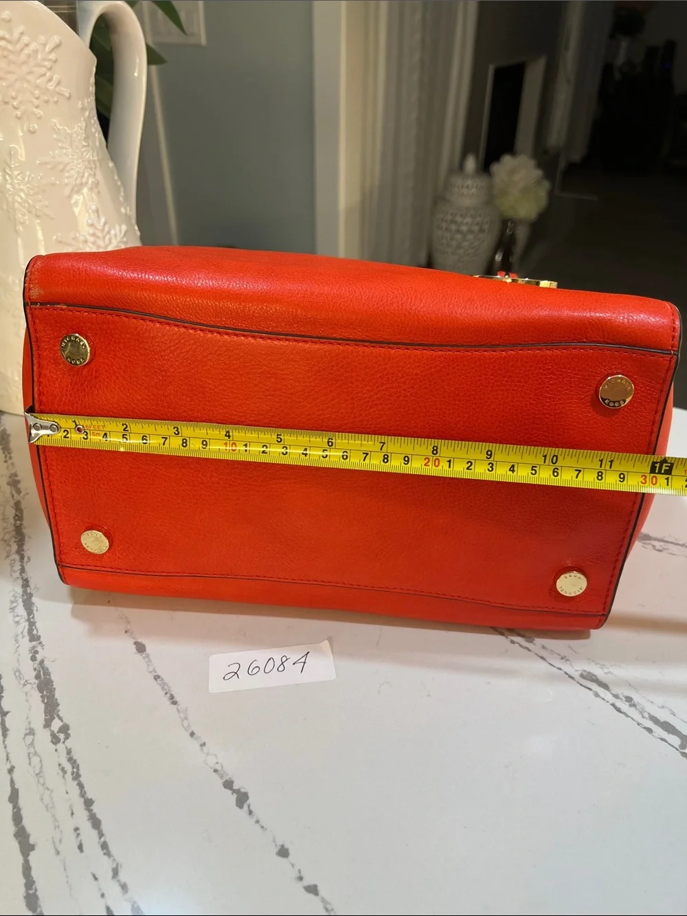 Michael Kors Sophie Mandarin Leather Satchel with MK Charm